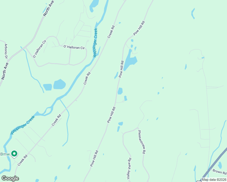 map of restaurants, bars, coffee shops, grocery stores, and more near 241 Pine Hill Road in Pleasant Valley
