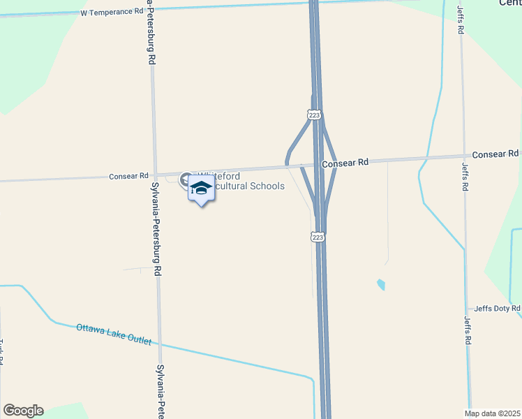 map of restaurants, bars, coffee shops, grocery stores, and more near in Ottawa Lake