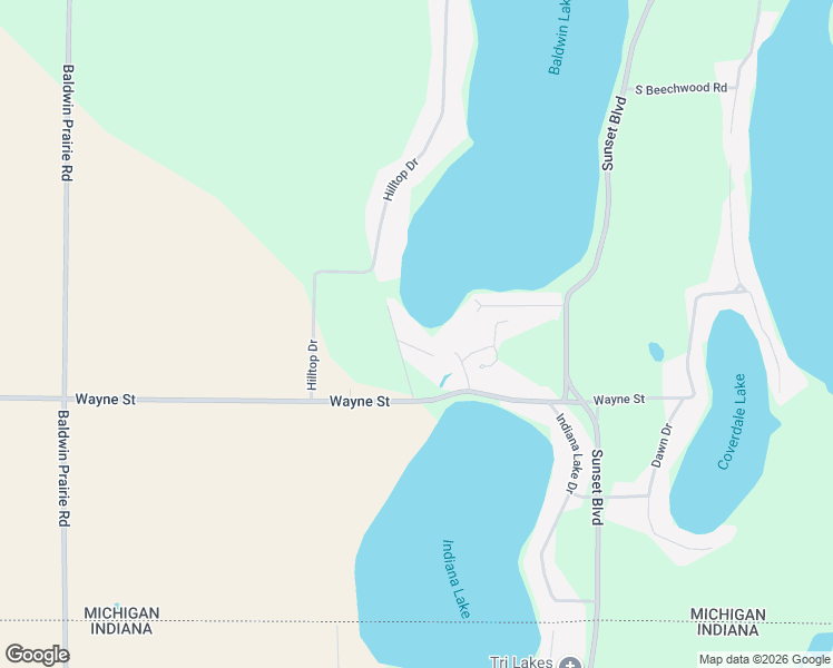 map of restaurants, bars, coffee shops, grocery stores, and more near 70851 Hollywood Shores in Union