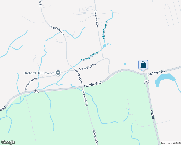 map of restaurants, bars, coffee shops, grocery stores, and more near 31 Orchard Hill Road in Harwinton