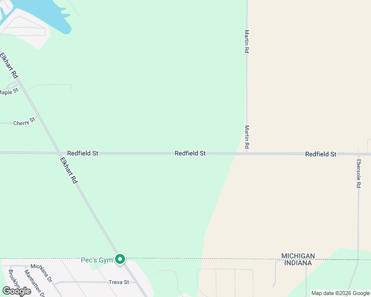 map of restaurants, bars, coffee shops, grocery stores, and more near 24274 Redfield Street in Edwardsburg