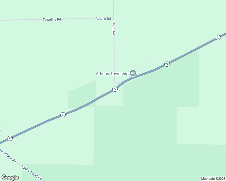 map of restaurants, bars, coffee shops, grocery stores, and more near Highway 77 in Centerville