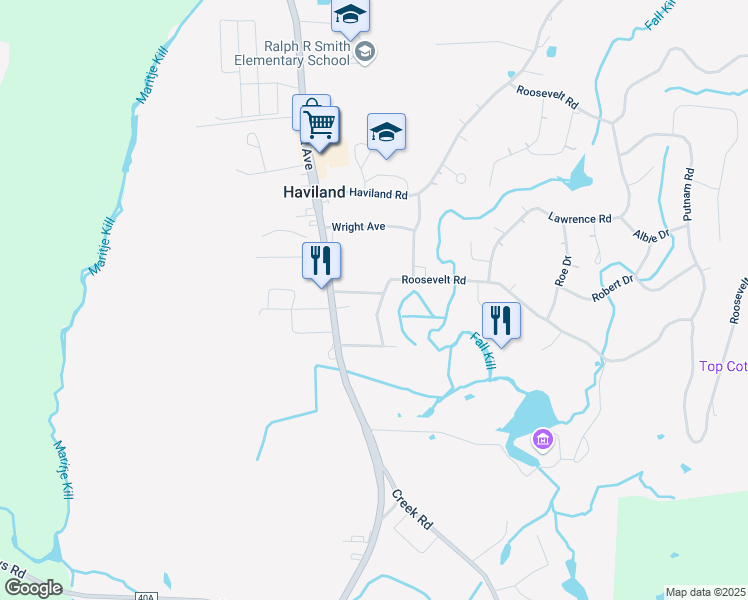 map of restaurants, bars, coffee shops, grocery stores, and more near 10 Franklin Road in Hyde Park
