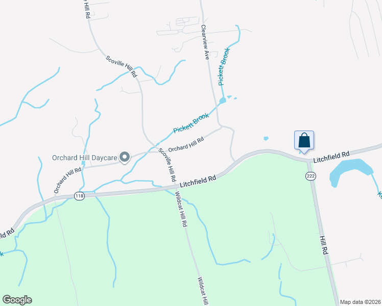 map of restaurants, bars, coffee shops, grocery stores, and more near 31 Orchard Hill Road in Harwinton