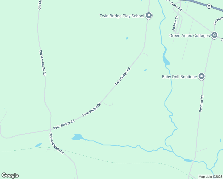 map of restaurants, bars, coffee shops, grocery stores, and more near 166 Twin Bridge Road in Liberty