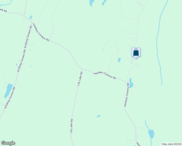 map of restaurants, bars, coffee shops, grocery stores, and more near 109 Hawleys Corners Road in Highland