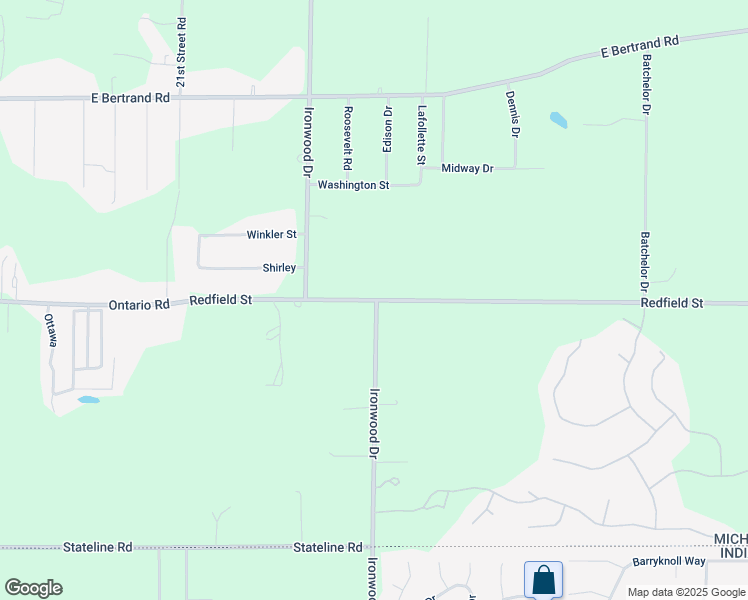 map of restaurants, bars, coffee shops, grocery stores, and more near 33580 Redfield Street in Niles