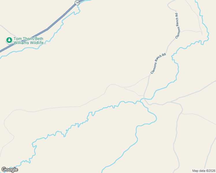 map of restaurants, bars, coffee shops, grocery stores, and more near Clemons Ranch Road in Wheatland