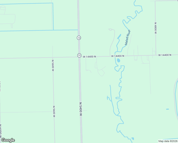 map of restaurants, bars, coffee shops, grocery stores, and more near 14316 North 5350 West in Garland