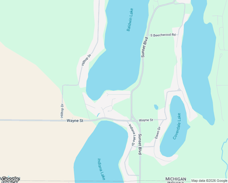 map of restaurants, bars, coffee shops, grocery stores, and more near 13644 Terrie Shore Road in Union