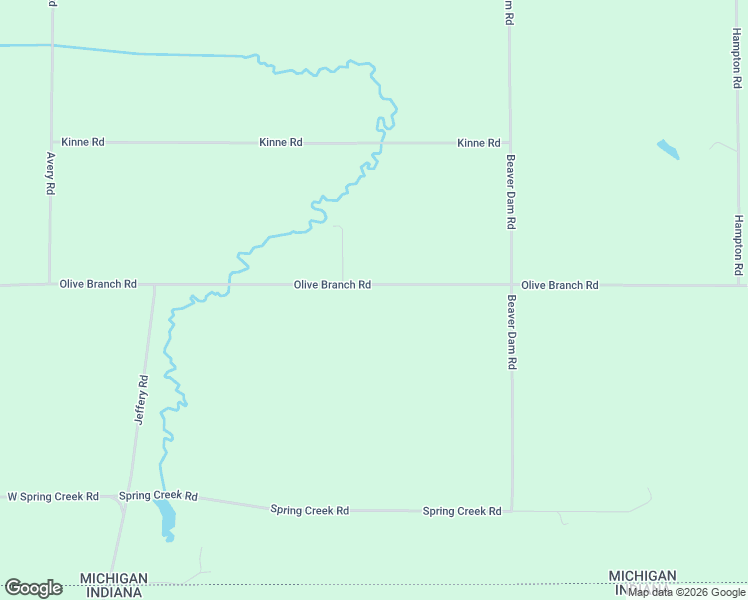 map of restaurants, bars, coffee shops, grocery stores, and more near 4334 Olive Branch Road in Galien