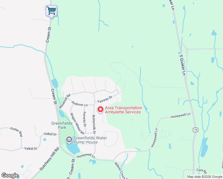 map of restaurants, bars, coffee shops, grocery stores, and more near 2 Cresthill Lane in Poughkeepsie