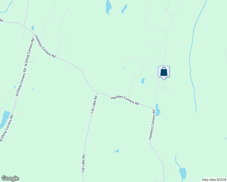 map of restaurants, bars, coffee shops, grocery stores, and more near 109 Hawleys Corners Road in Highland