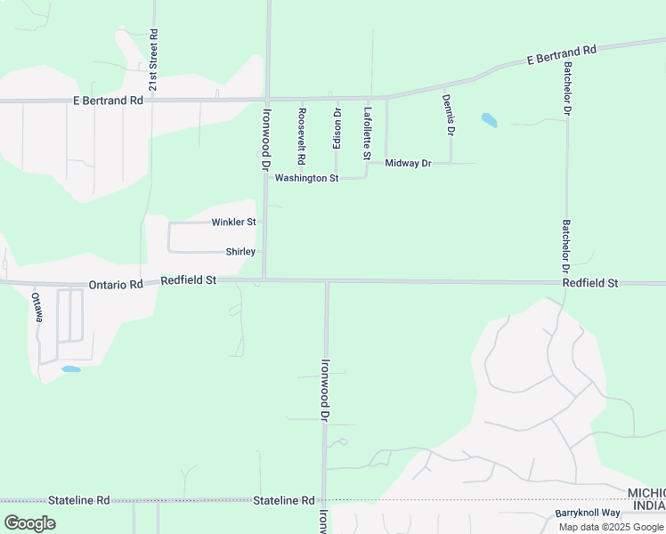 map of restaurants, bars, coffee shops, grocery stores, and more near 33580 Redfield Street in Niles
