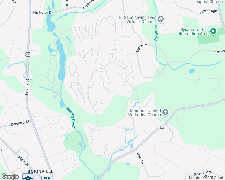 map of restaurants, bars, coffee shops, grocery stores, and more near 14 Applewood Lane in Avon
