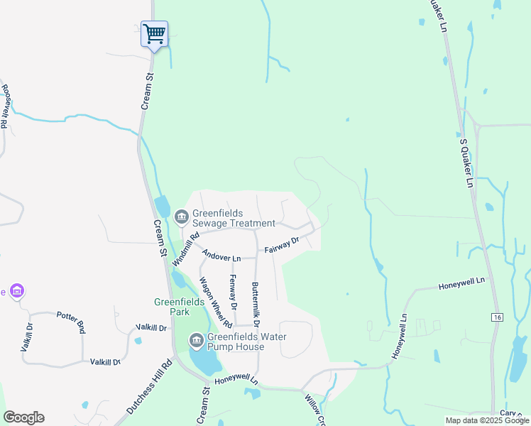 map of restaurants, bars, coffee shops, grocery stores, and more near 2 Rockledge Road in Poughkeepsie
