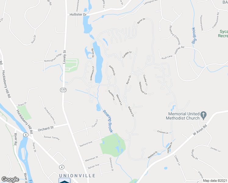map of restaurants, bars, coffee shops, grocery stores, and more near 5 Haddam Drive in Avon