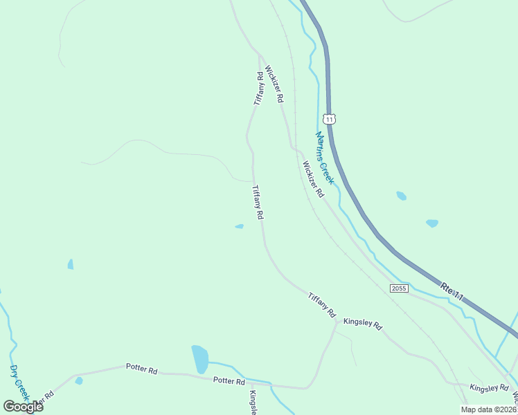 map of restaurants, bars, coffee shops, grocery stores, and more near 336 Tiffany Road in Kingsley