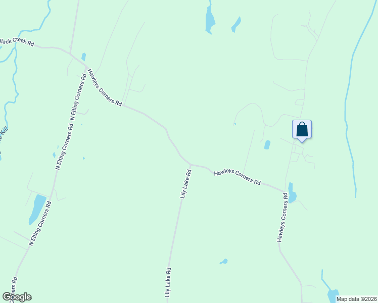 map of restaurants, bars, coffee shops, grocery stores, and more near 90 Hawleys Corners Rd in Highland