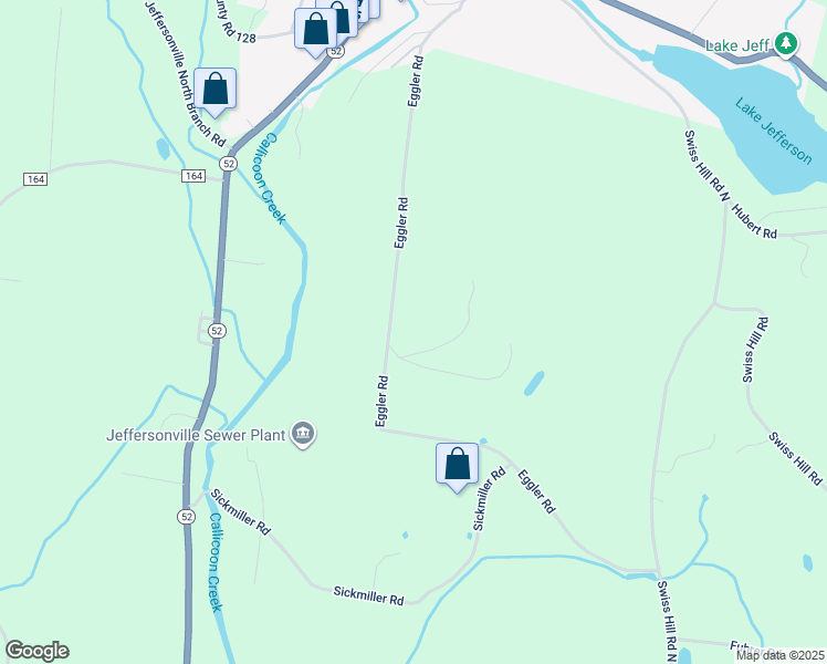 map of restaurants, bars, coffee shops, grocery stores, and more near 5 Cliffside Way in Jeffersonville