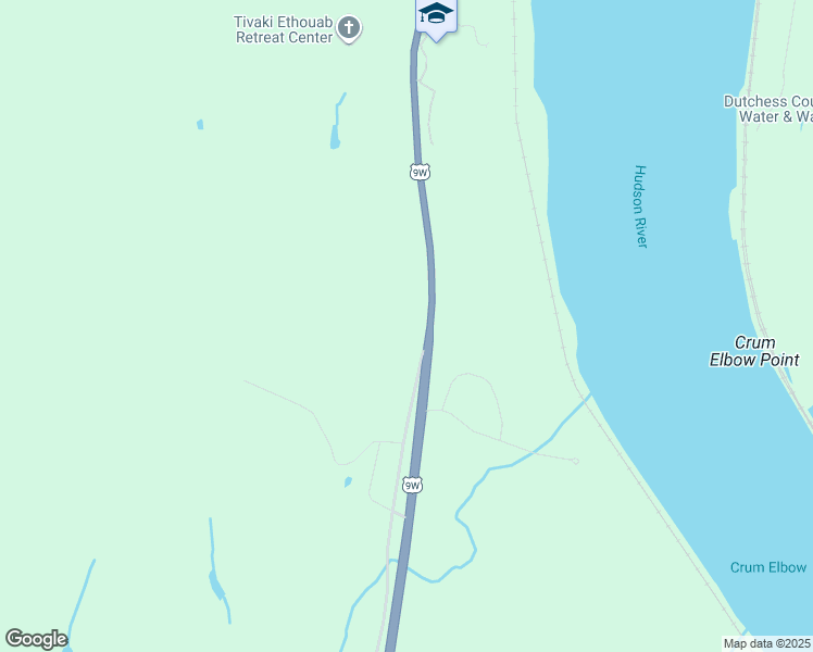 map of restaurants, bars, coffee shops, grocery stores, and more near 439 Upper North Road in Highland