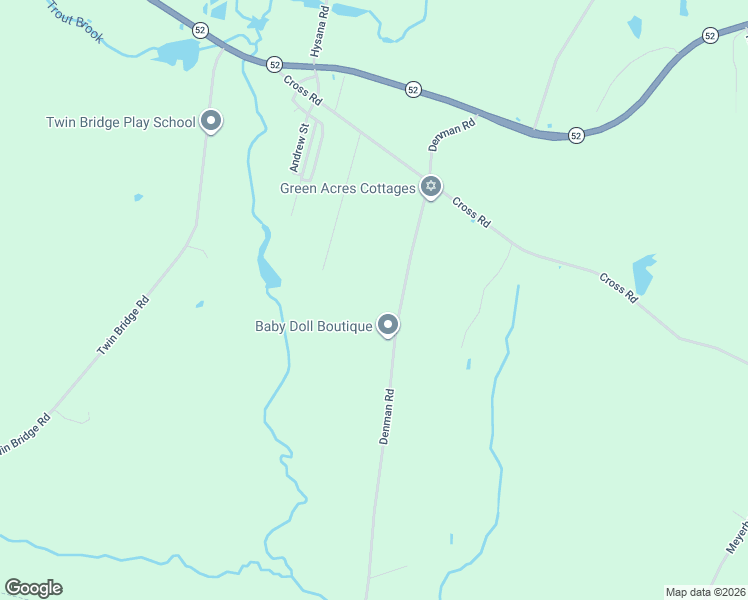 map of restaurants, bars, coffee shops, grocery stores, and more near 100 Denman Rd in Liberty