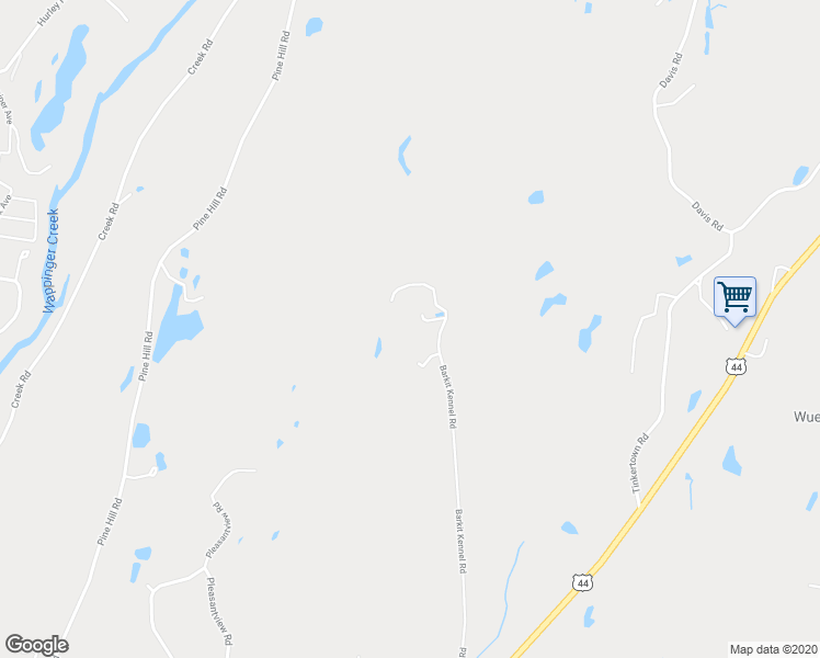 map of restaurants, bars, coffee shops, grocery stores, and more near 163 Barkit Kennel Road in Pleasant Valley