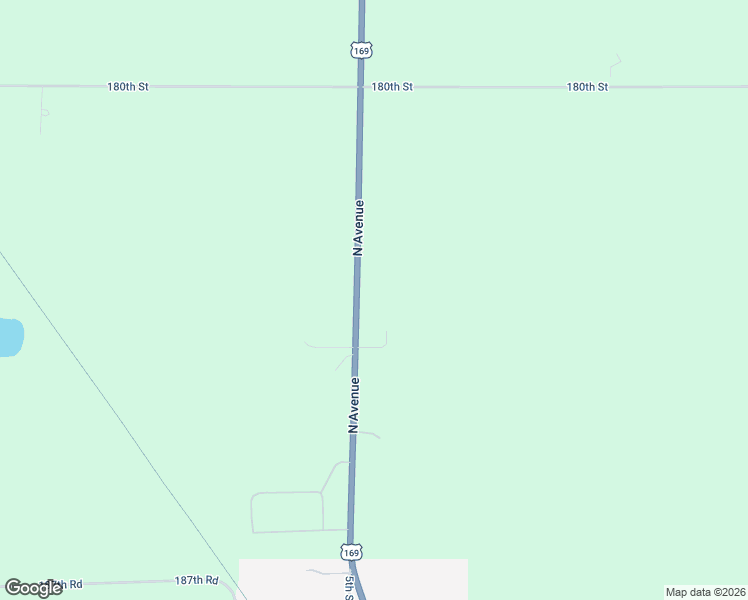 map of restaurants, bars, coffee shops, grocery stores, and more near 18468 N Avenue in Minburn