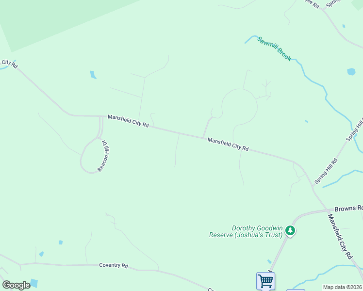 map of restaurants, bars, coffee shops, grocery stores, and more near 741 Mansfield City Road in Mansfield