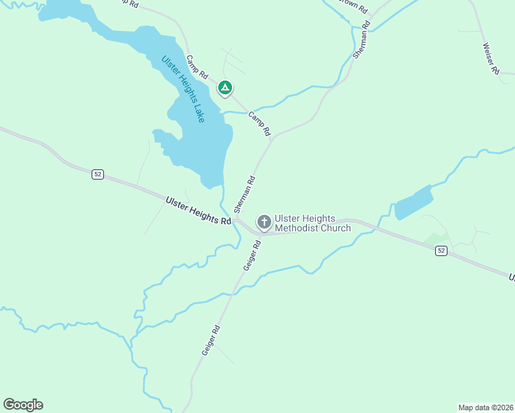 map of restaurants, bars, coffee shops, grocery stores, and more near 16 Sherman Road in Ellenville