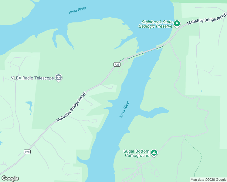 map of restaurants, bars, coffee shops, grocery stores, and more near 3745 Hiland View Northeast in North Liberty