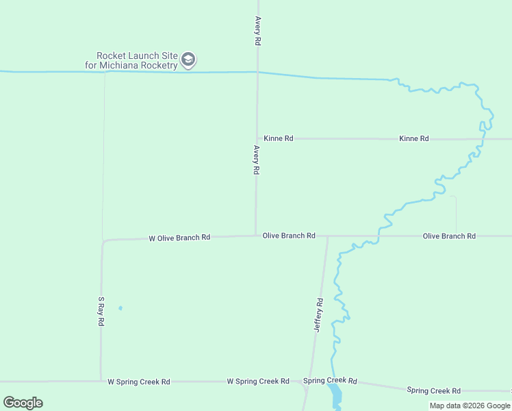 map of restaurants, bars, coffee shops, grocery stores, and more near 19212 Avery Road in Three Oaks