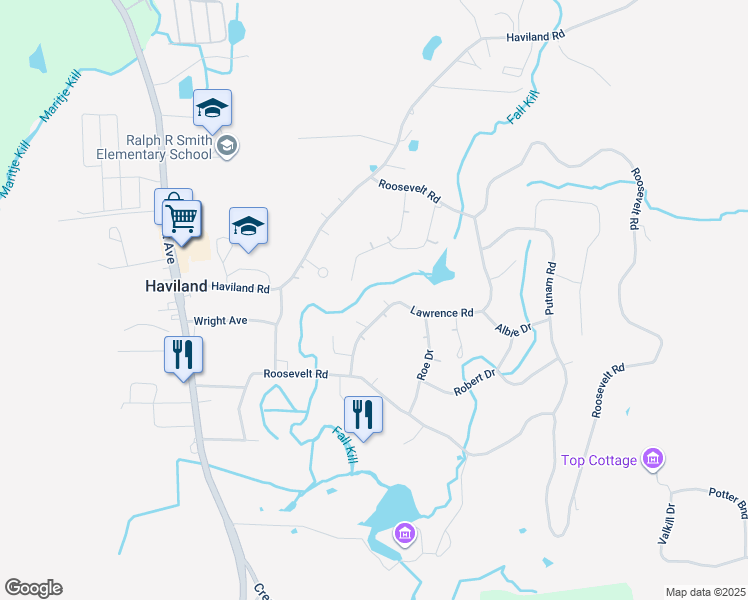 map of restaurants, bars, coffee shops, grocery stores, and more near 17 Lawrence Rd in Hyde Park