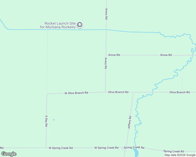 map of restaurants, bars, coffee shops, grocery stores, and more near 19212 Avery Road in Three Oaks
