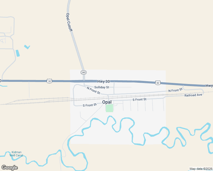 map of restaurants, bars, coffee shops, grocery stores, and more near 523-599 Solliday Street in Opal