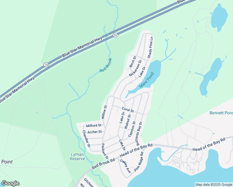 map of restaurants, bars, coffee shops, grocery stores, and more near 5 Nickerson Street in Plymouth