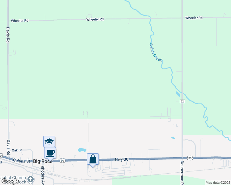 map of restaurants, bars, coffee shops, grocery stores, and more near in Big Rock