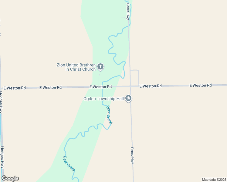 map of restaurants, bars, coffee shops, grocery stores, and more near 4901 East Weston Road in Blissfield