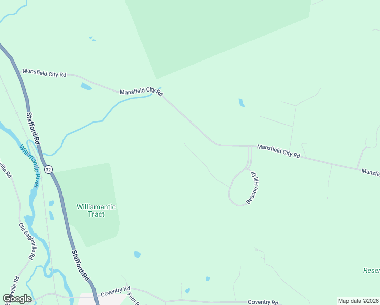 map of restaurants, bars, coffee shops, grocery stores, and more near 39 Wyllys Farm Rd in Mansfield