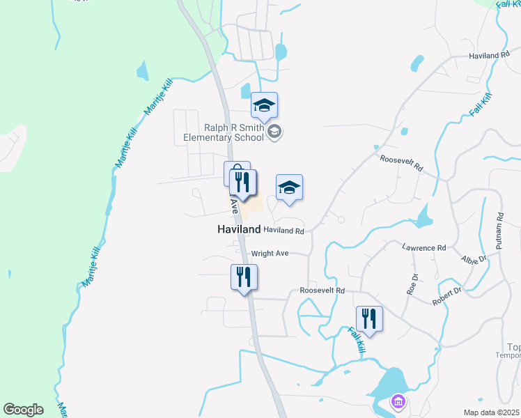 map of restaurants, bars, coffee shops, grocery stores, and more near 25 Alexander Drive in Hyde Park