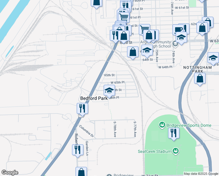 7734 66th Street, Bedford Park IL Walk Score