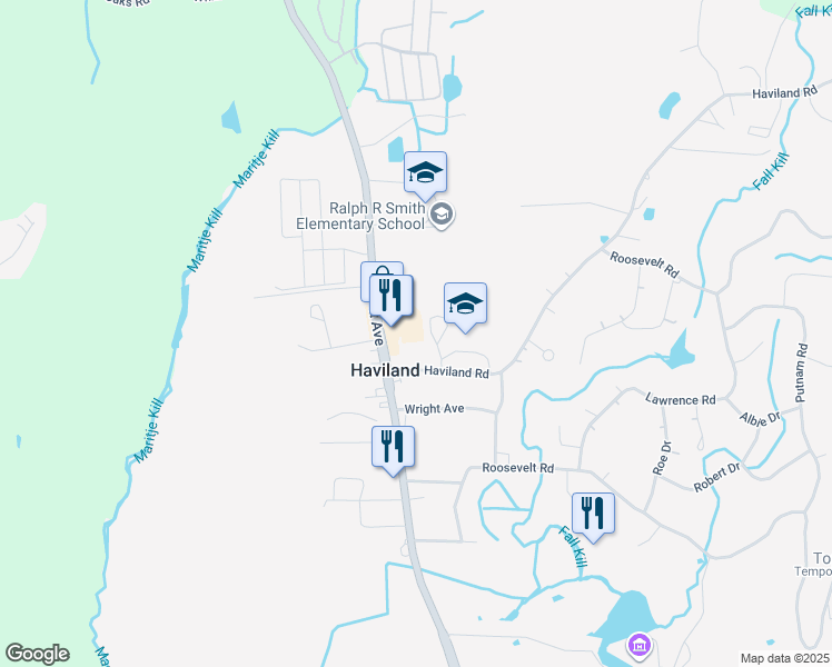 map of restaurants, bars, coffee shops, grocery stores, and more near 25 Alexander Drive in Hyde Park