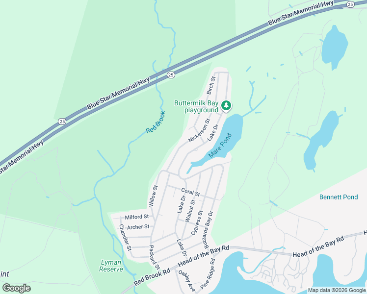 map of restaurants, bars, coffee shops, grocery stores, and more near 23 Nickerson Street in Plymouth