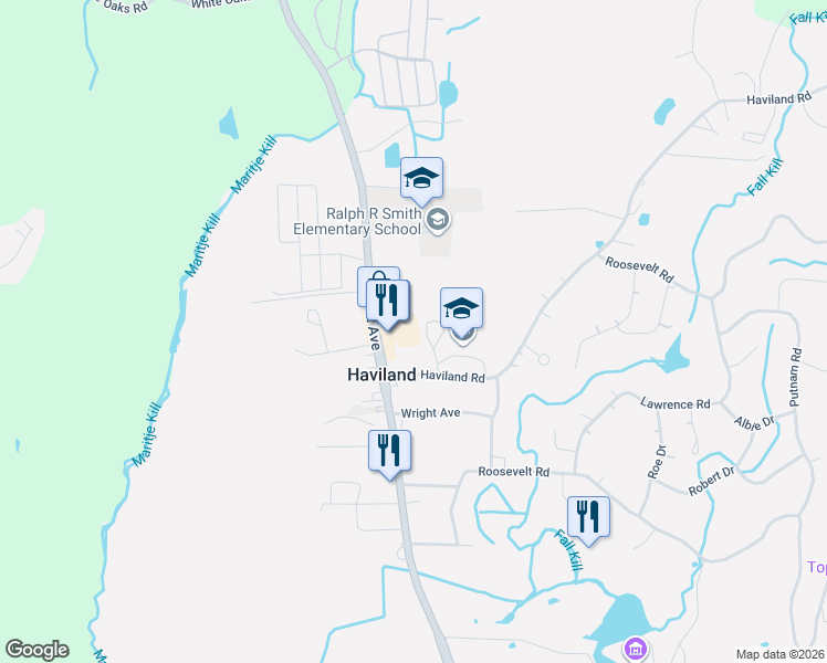 map of restaurants, bars, coffee shops, grocery stores, and more near 25 Alexander Drive in Hyde Park