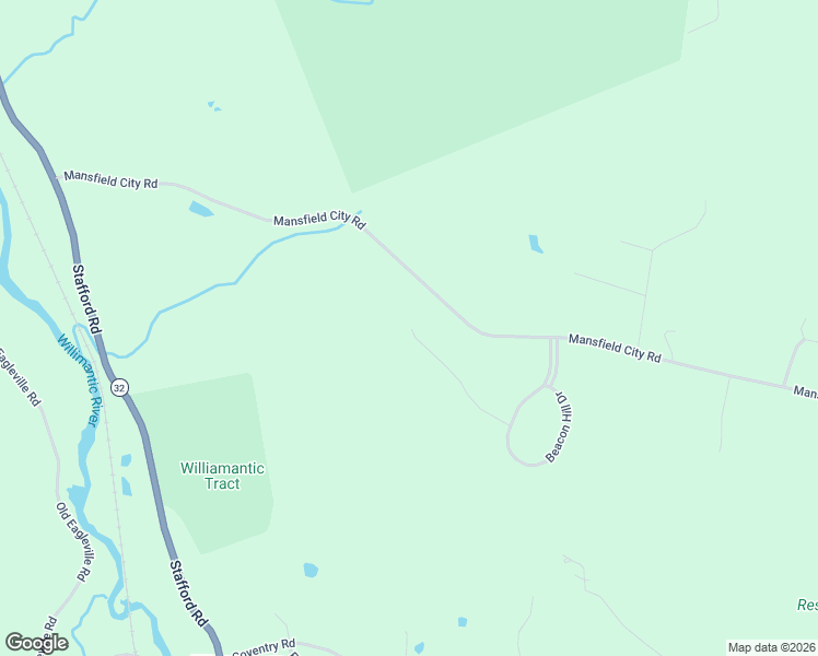 map of restaurants, bars, coffee shops, grocery stores, and more near 39 Wyllys Farm Rd in Mansfield