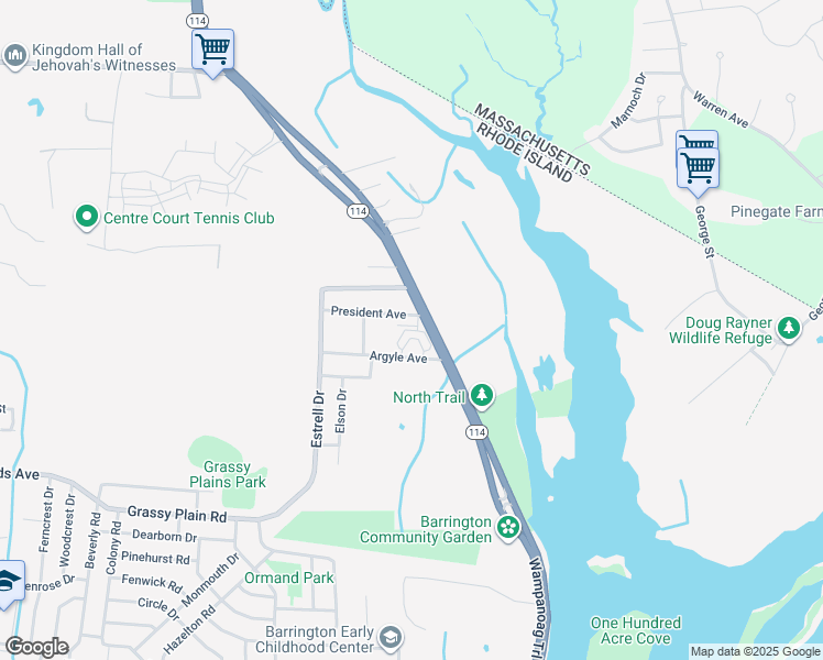 1580 Wampanoag Trail, East Providence RI Walk Score