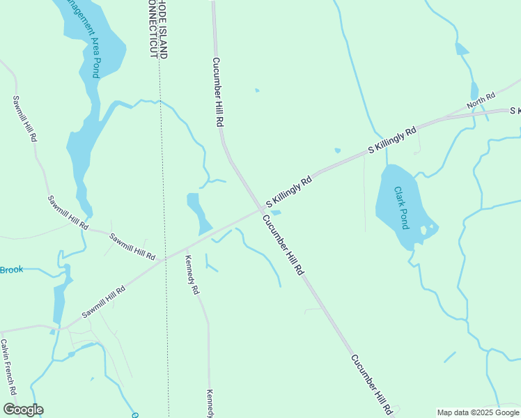 map of restaurants, bars, coffee shops, grocery stores, and more near 98 Cucumber Hill Road in Foster