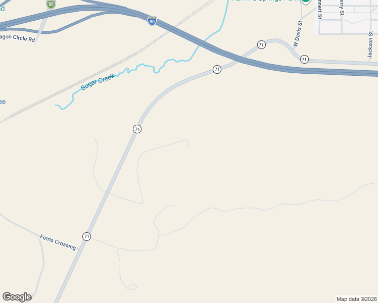 map of restaurants, bars, coffee shops, grocery stores, and more near 229 Sage Creek Road in Rawlins