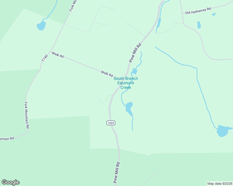 map of restaurants, bars, coffee shops, grocery stores, and more near 706 Pine Mill Road in Equinunk