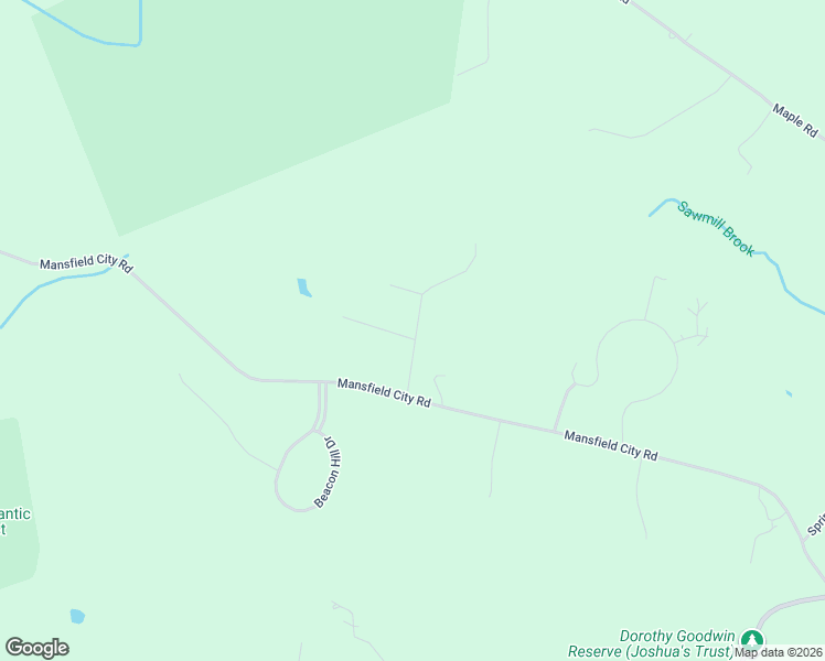 map of restaurants, bars, coffee shops, grocery stores, and more near 7 White Oak Road in Mansfield